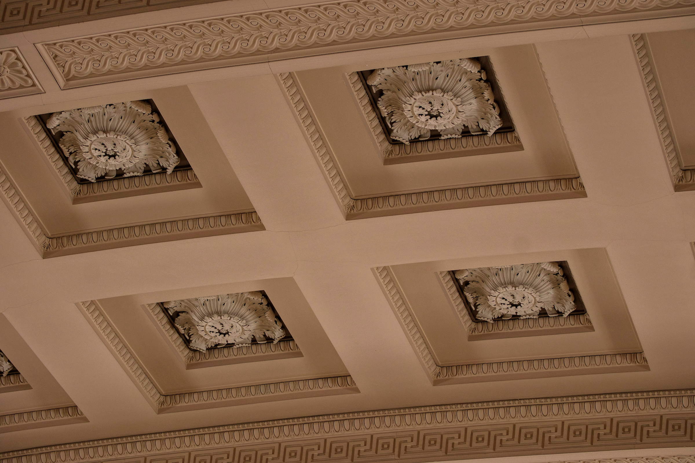 Ceiling image of the inside of the building