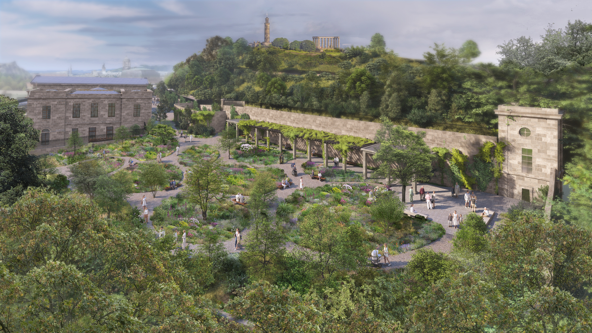 Plans unveiled for Edinburgh city centre’s first public garden in 200 years